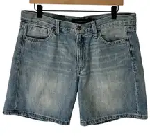Vintage 90s Y2K Calvin‎ Klein Denim Shorts Size 10 Mid Rise Medium Wash