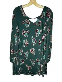 Entro Floral Dress Tunic Top