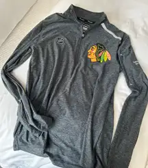 Authentic Pro Blackhawks Quarter Zip