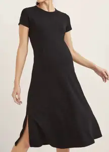 Hatch Virginia Seam Maternity Postpartum Dress Black Size Small 2-4