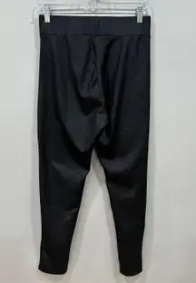 black waxed effect pants  Size Large