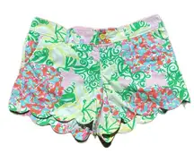 Lilly Pulitzer Butterfly Floral Buttercup Shorts Beach Summer‎ Floral Size 8