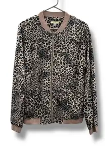 Kori Leopard‎ Print Bomber Jacket