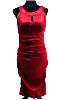 Signature by Sangria NWT Red Cocktail Prom Dress Size 8