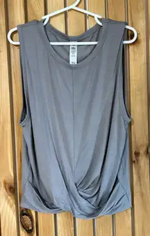 Alo Yoga Cover Cropped Twist Front Tank Top Size XS Active Athletic Athleisure