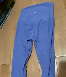 Ribbed align leggings size 4 purple blue never worn