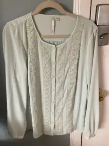 Lauren Conrad Button Up Top