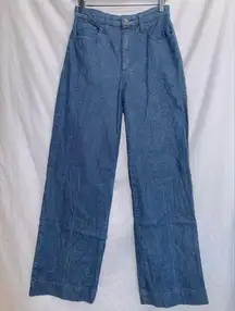 Universal Thread Dark Wash Denim High Rise Wide Leg Jeans size 6