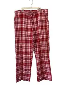 NWT Gap Red Plaid Flannel Pajama Pants