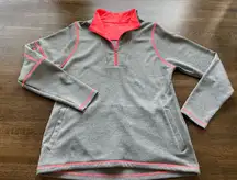 Antigua 1/4 Zip Sweatshirt - Size Large