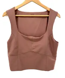 Abercrombie‎ & Fitch YPB SculptLUX Corset Tank Top Brown XL Athletic Crop