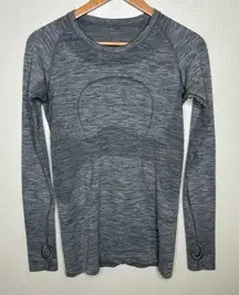 Lululemon Swiftly Tech Long Sleeve Crew grey 8