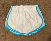 White Dri-Fit Running Shorts