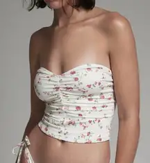 New! Beth Richards Free People GIA top floral print,‎ size L