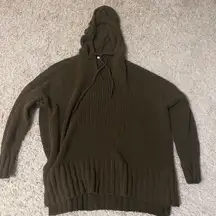Arm Green Knit Oversized Pullover Sweater Xs