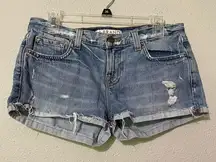 J Brand Denim Distressed Cut Off Jean Shorts 27