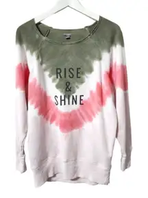 Aerie Rise & Shine Tie Dye Sweatshirt Oversized Pullover Size‎ XS Sweater