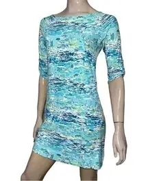 Lilly Pulitzer Women’s Size XS Blue High Tide Toile Beach Resort Camie Dress