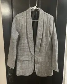 Houndstooth blazer