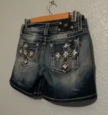 Miss Me Rhinestone Shorts