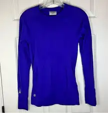 Athleta  Pacifica SPF Fitted Top Size Small Thumbholes and Pocket Swim Athletic