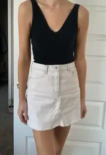 Denim Mini Skirt