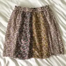 SheIn Floral Chiffon Mini Skirt