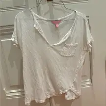 white lily pulitzer beachy top