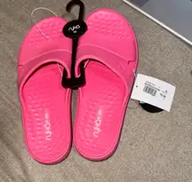 Ryka Women's Hot Pink Slide Sandals