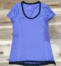 Lululemon Willpower Ruched Drawstring Short Sleeve Tech Tee Women’s 6