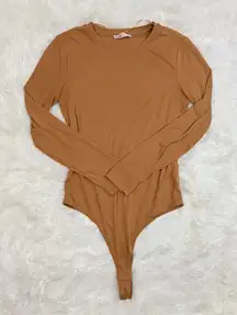 Elodie Camel Bodysuit