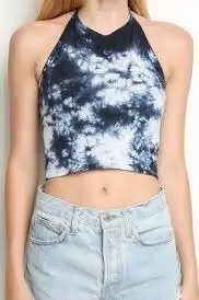 Tie Dye Halter Top