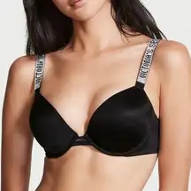 Victoria's Secret  Shine Strap Push Up Bra Black 36D