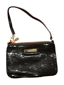 Michael Kors Sequined Evening Bag Black‎ Handbag