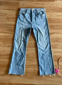 Awesome Mother Denim The Tripper Ankle Fray Jeans in Island Time - Sz 32