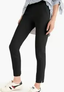J.Crew Martie Pants Bi-Stretch Pleated High Waist Trousers Crop Straight Black 4