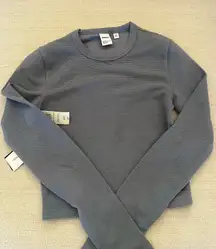 TNA Aritzia Waffle Long Sleeve