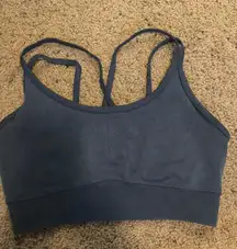 Blue sports Bra 