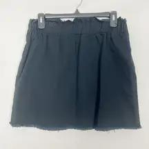 RD Style High Waisted Black Denim Skirt Size Medium