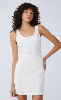 Cotton On White Denim Dress