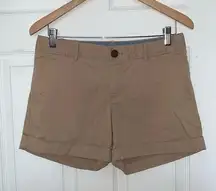 Banana Republic City Chino Khaki Shorts