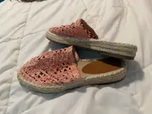 Vintage Havana pink loafer slides 