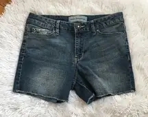 Bit & Bridal distressed hem Shorts