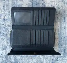 Fossil Black Leather Wallet