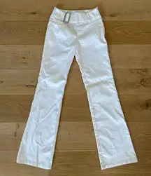 I.AM.GIA - Colton Belted Straight Leg Pants in White