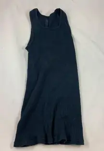 SM  Black Rubber Tank Top