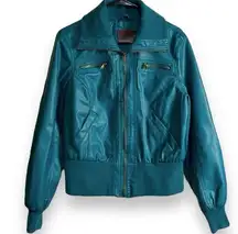 BB Winter Teal Bomber Style Jacket in Size XXL (fits like a M/L)