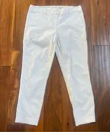 Maison Jules Women's Renee Vintage Straight White Pants Size 8