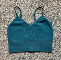 Dark Green Seamless Top