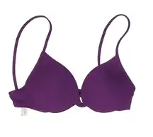 NEW Studio Italian Bikini Top Purple 6